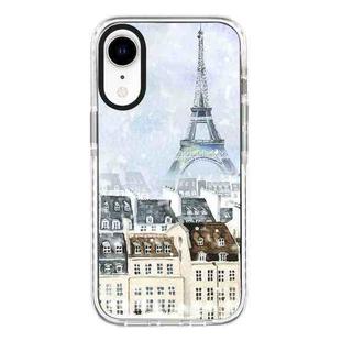 For iPhone XR Simple Illustration Pattern Full Coverage Phone Case(Earlysnow A)