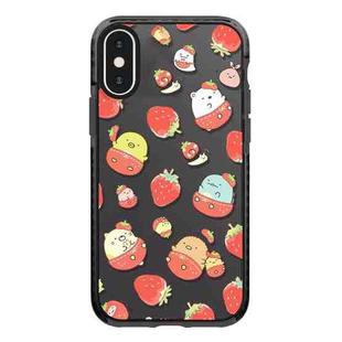 For iPhone XS Max Simple Illustration Pattern Full Coverage Phone Case(Corner Creature D)