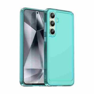 For Samsung Galaxy S24 FE 5G Candy Series TPU Phone Case(Transparent Blue)