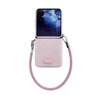 For Xiaomi Mix Flip Comfortable Short Plush Full Coverage Phone Case(Pink)