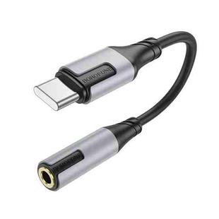 Borofone BV19 Type-C to AUX 3.5mm Digital Audio Converter Cable(Black)