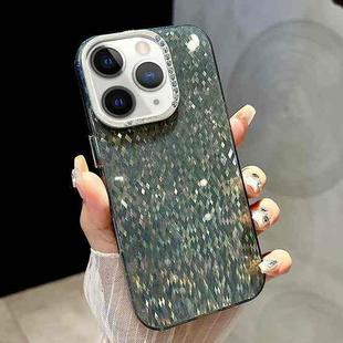 For iPhone 11 Pro Max Mosaic Diamond Texture PC Hybrid TPU Phone Case(Green)