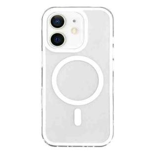 For iPhone 11 Frosted MagSafe PC Phone Case(White)