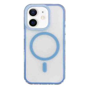 For iPhone 11 Frosted MagSafe PC Phone Case(Blue)