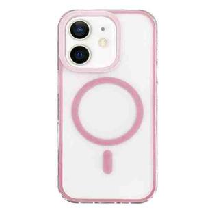 For iPhone 11 Frosted MagSafe PC Phone Case(Pink)