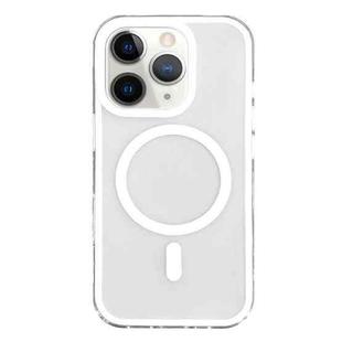 For iPhone 11 Pro Max Frosted MagSafe PC Phone Case(White)