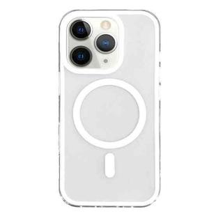 For iPhone 12 Pro Max Frosted MagSafe PC Phone Case(White)