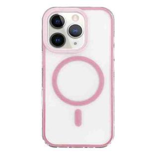 For iPhone 12 Pro Max Frosted MagSafe PC Phone Case(Pink)