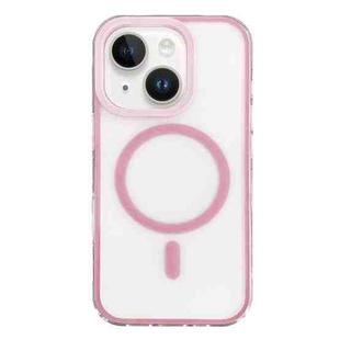 For iPhone 13 Frosted MagSafe PC Phone Case(Pink)