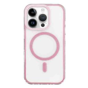 For iPhone 13 Pro Max Frosted MagSafe PC Phone Case(Pink)