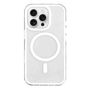 For iPhone 16 Pro Frosted MagSafe PC Phone Case(White)