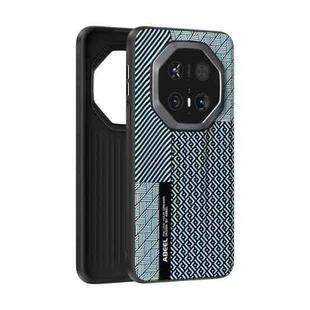 For Huawei Mate 70 RS Ultimate ABEEL 6D Micro Relief Phone Case(Carbon Fiber Blue)