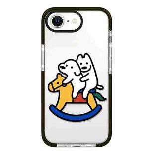 For iPhone 7 / 8 / SE 2020 2022 Simple Illustration Pattern Full Coverage Phone Case(Puppy C)