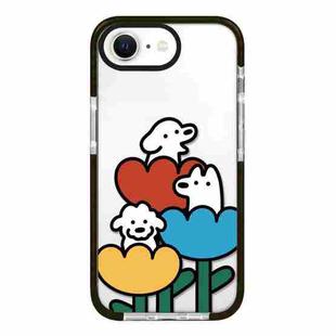 For iPhone 7 / 8 / SE 2020 2022 Simple Illustration Pattern Full Coverage Phone Case(Puppy D)