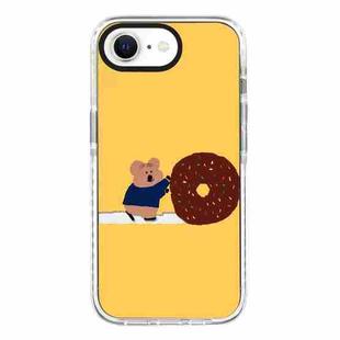 For iPhone 7 / 8 / SE 2020 2022 Simple Illustration Pattern Full Coverage Phone Case(Marshmallow Bear B)