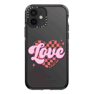 For iPhone 11 Simple Illustration Pattern Full Coverage Phone Case(Love Words B)