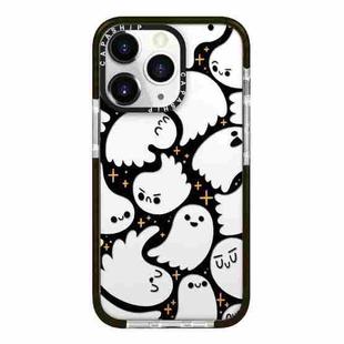 For iPhone 11 Pro Max Simple Illustration Pattern Full Coverage Phone Case(Ghost B)