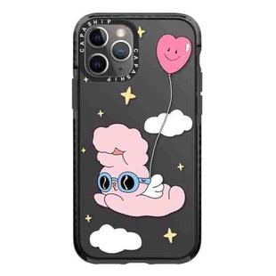 For iPhone 11 Pro Max Simple Illustration Pattern Full Coverage Phone Case(Rabbit C)