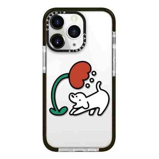 For iPhone 11 Pro Max Simple Illustration Pattern Full Coverage Phone Case(Puppy A)