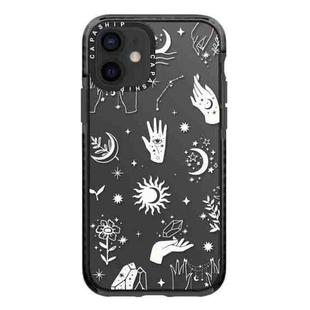For iPhone 12 mini Simple Illustration Pattern Full Coverage Phone Case(Cosmic Eye B)