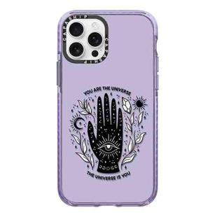 For iPhone 12 Pro Max Simple Illustration Pattern Full Coverage Phone Case(Cosmic Eye A)