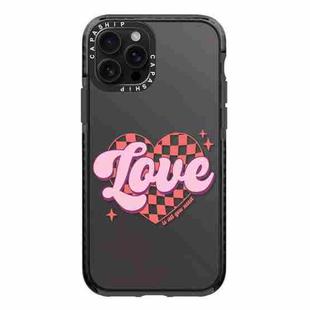 For iPhone 13 Pro Simple Illustration Pattern Full Coverage Phone Case(Love Words B)