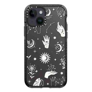 For iPhone 15 Simple Illustration Pattern Full Coverage Phone Case(Cosmic Eye B)