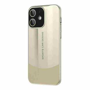 For iPhone 11 Vegetarian Leather Series Skin Feel Full Coverage Phone Case(Gold)