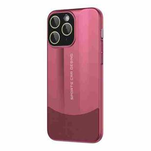 For iPhone 11 Pro Max Vegetarian Leather Series Skin Feel Full Coverage Phone Case(Red)