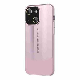 For iPhone 15 Plus Vegetarian Leather Series Skin Feel Full Coverage Phone Case(Pink)