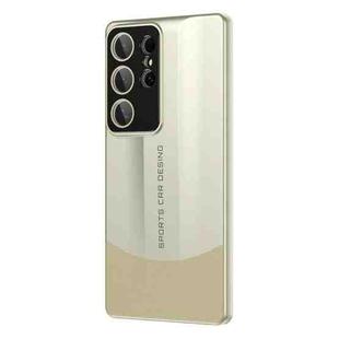 For Samsung Galaxy S23 Ultra 5G Vegetarian Leather Series Skin Feel Full Coverage Phone Case(Gold)