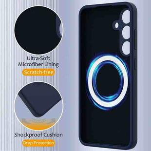 For Samsung Galaxy S24 FE 5G Shockproof Silicone Magsafe Phone Case(Black)