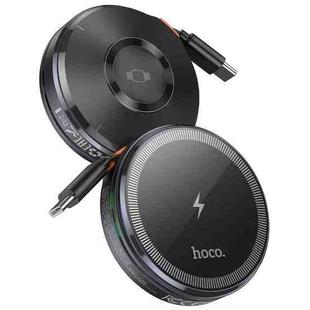 hoco CQ18  Flash 2 in 1 Magnetic Wireless Fast Charger With Retractable Cable(Tarnish)