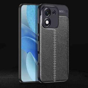 For Honor X70i Litchi Texture TPU Shockproof Phone Case(Black)