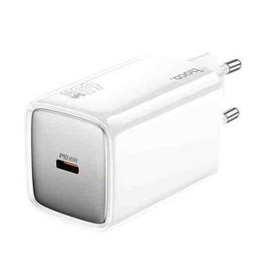 hoco N48 Glorious PD65W Type-C / USB-C Single Port Fast Charger, Plug Type:EU Plug(White)