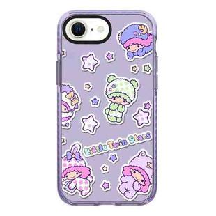 For iPhone 7 / 8 / SE 2020 2022 Simple Illustration Pattern Full Coverage Phone Case(Twin Stars C)