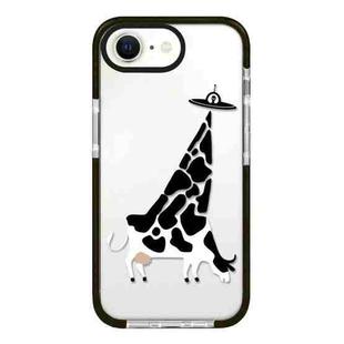 For iPhone 7 / 8 / SE 2020 2022 Simple Illustration Pattern Full Coverage Phone Case(Funny Cow A)