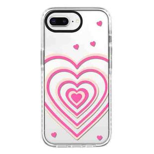 For iPhone 7 Plus / 8 Plus Simple Illustration Pattern Full Coverage Phone Case(3D Love)