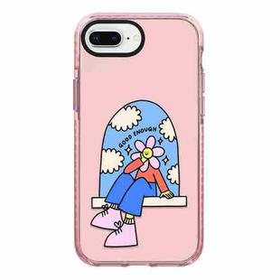 For iPhone 7 Plus / 8 Plus Simple Illustration Pattern Full Coverage Phone Case(Happy Party A)