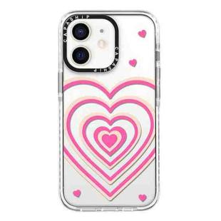 For iPhone 11 Simple Illustration Pattern Full Coverage Phone Case(3D Love)