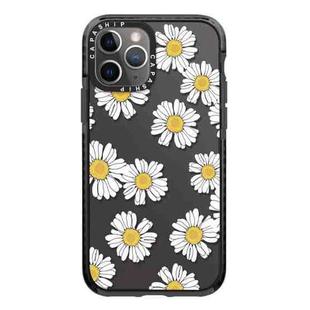 For iPhone 11 Pro Simple Illustration Pattern Full Coverage Phone Case(Daisy)