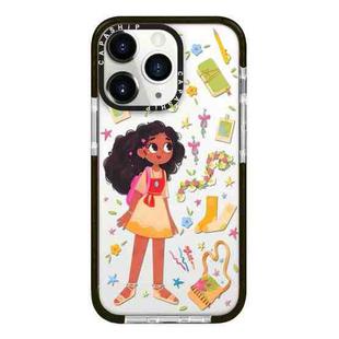 For iPhone 11 Pro Max Simple Illustration Pattern Full Coverage Phone Case(Girls Wardrobe B)