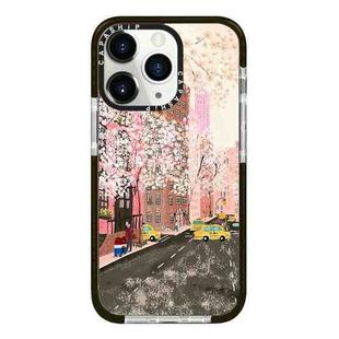 For iPhone 11 Pro Max Simple Illustration Pattern Full Coverage Phone Case(Spring Scene B)