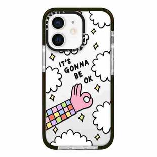 For iPhone 12 mini Simple Illustration Pattern Full Coverage Phone Case(Happy Party B)