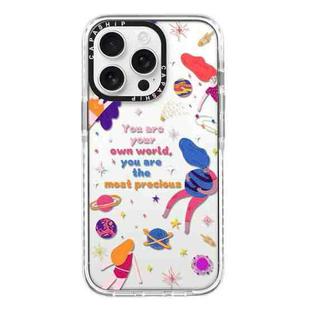 For iPhone 12 Pro Simple Illustration Pattern Full Coverage Phone Case(Love Yourself A)