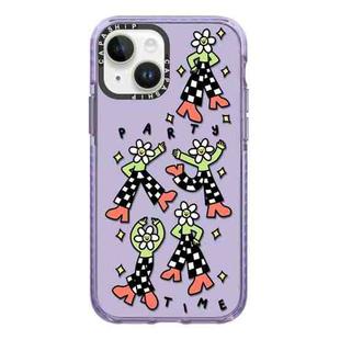 For iPhone 13 mini Simple Illustration Pattern Full Coverage Phone Case(Happy Party C)