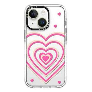 For iPhone 15 Plus Simple Illustration Pattern Full Coverage Phone Case(3D Love)