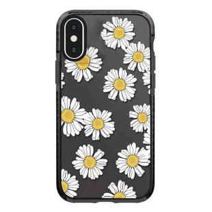 For iPhone X / XS Simple Illustration Pattern Full Coverage Phone Case(Daisy)