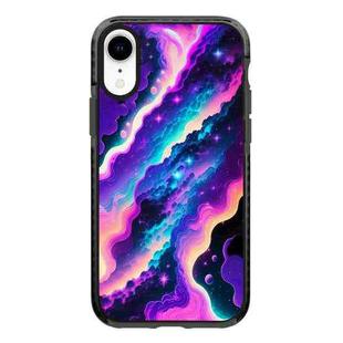 For iPhone XR Simple Illustration Pattern Full Coverage Phone Case(Colorful Clouds A)