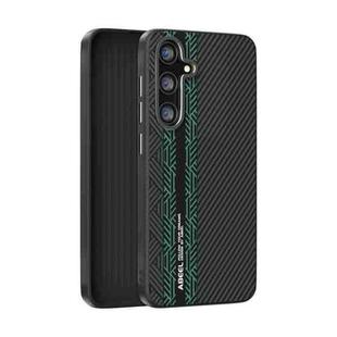 For Samsung Galaxy S24 FE 5G ABEEL 6D Micro Relief MagSafe Magnetic Phone Case(Green)